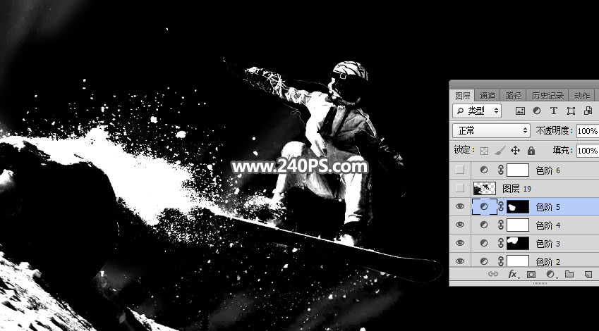 Photoshop快速的抠出冬季雪中运动的人物,PS教程,PS家园网