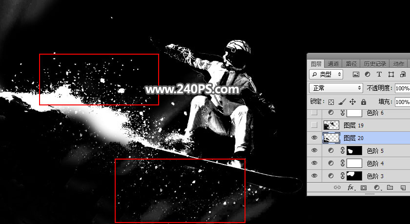 Photoshop快速的抠出冬季雪中运动的人物,PS教程,PS家园网