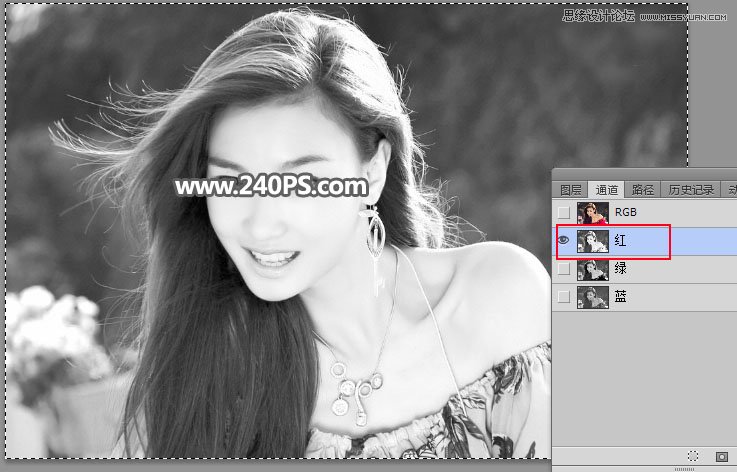 Photoshop快速抠出飘逸秀发的美女人像,PS教程,PS家园网