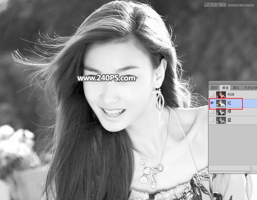 Photoshop快速抠出飘逸秀发的美女人像,PS教程,PS家园网
