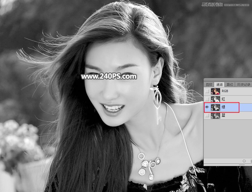 Photoshop快速抠出飘逸秀发的美女人像,PS教程,PS家园网