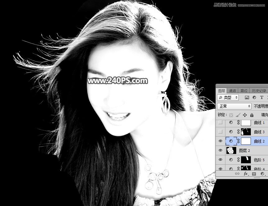 Photoshop快速抠出飘逸秀发的美女人像,PS教程,PS家园网
