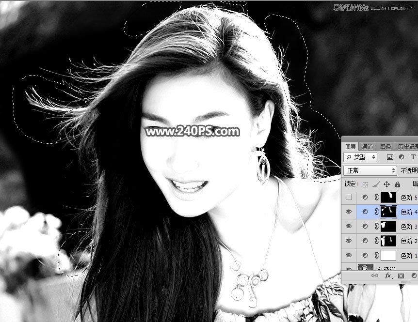 Photoshop快速抠出飘逸秀发的美女人像,PS教程,PS家园网