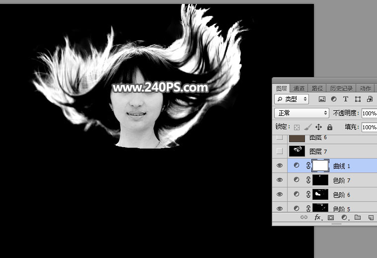 Photoshop抠出长发飘逸的美女人像,PS教程,PS家园网