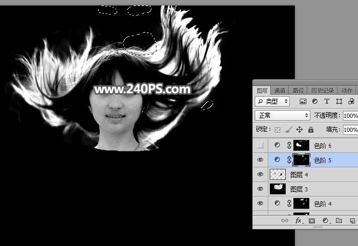 Photoshop抠出长发飘逸的美女人像,PS教程,PS家园网