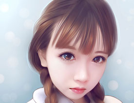 用PS把小女孩照片转唯美手绘艺术效果