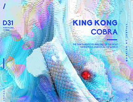 ps绘制3D凸出颗粒特效的创意海报