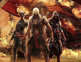 PS制作火焰燃烧风格的武士海报