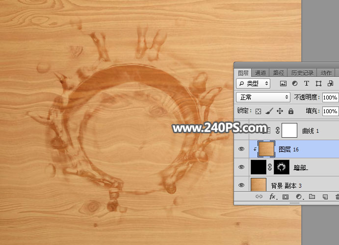 Photoshop创意合成在木板上溅起的水花和篮球,PS教程,PS家园网