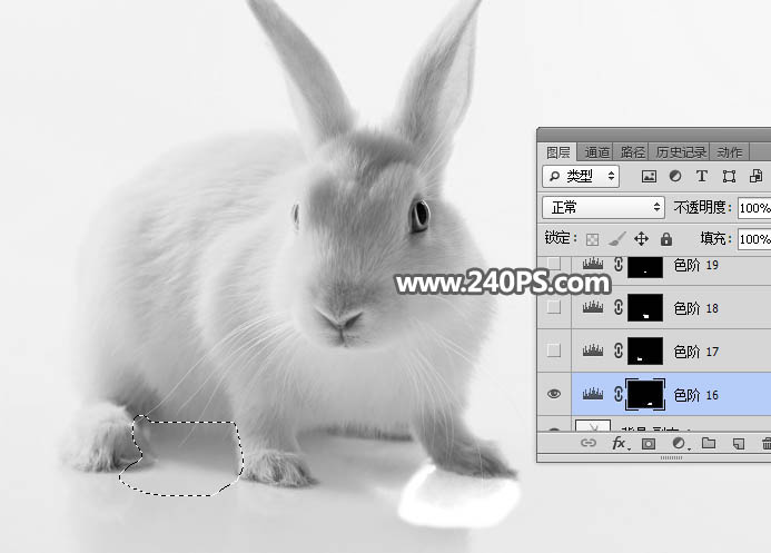 Photoshop抠出毛茸茸的小白兔教程,PS教程,PS家园网