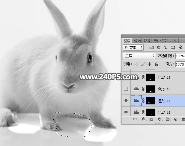 Photoshop抠出毛茸茸的小白兔教程,PS教程,PS家园网