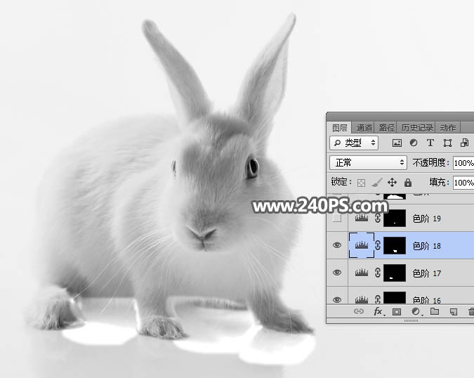 Photoshop抠出毛茸茸的小白兔教程,PS教程,PS家园网