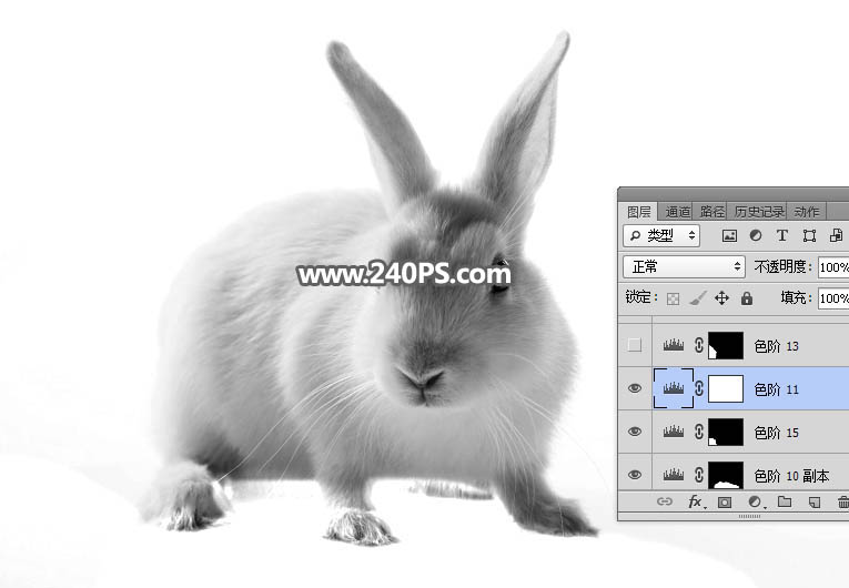 Photoshop抠出毛茸茸的小白兔教程,PS教程,PS家园网