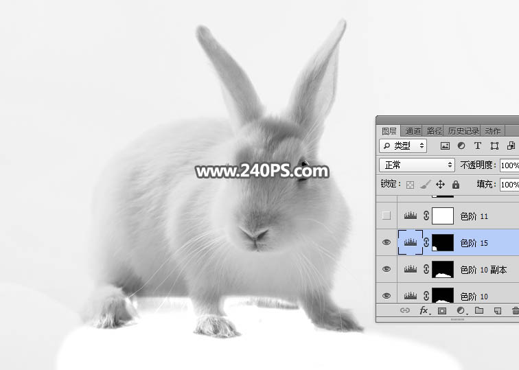 Photoshop抠出毛茸茸的小白兔教程,PS教程,PS家园网