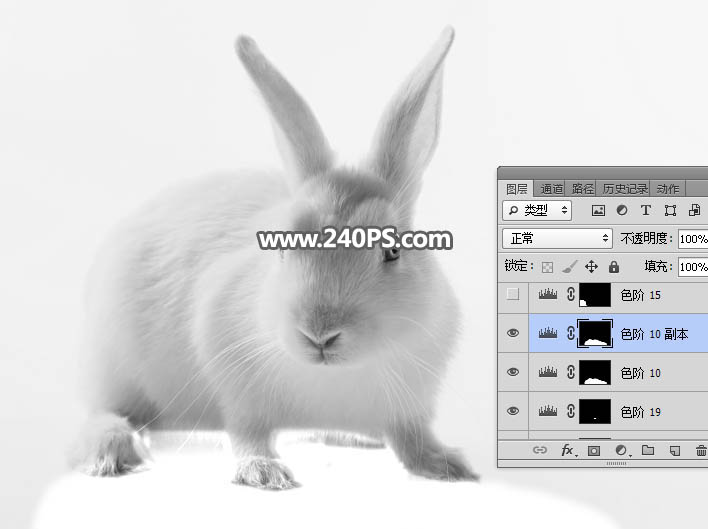 Photoshop抠出毛茸茸的小白兔教程,PS教程,PS家园网