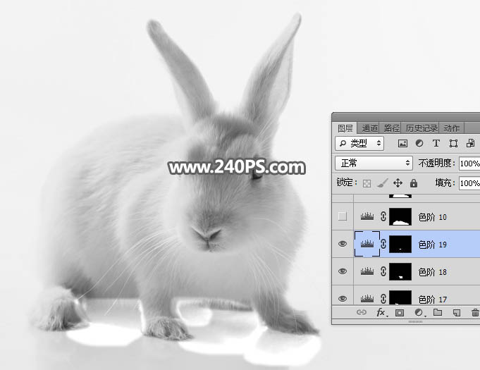 Photoshop抠出毛茸茸的小白兔教程,PS教程,PS家园网