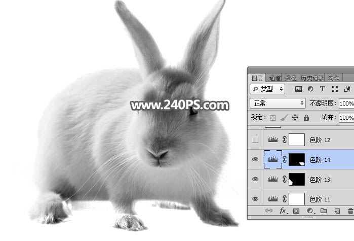 Photoshop抠出毛茸茸的小白兔教程,PS教程,PS家园网