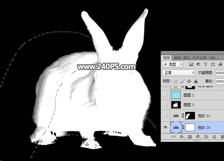 Photoshop抠出毛茸茸的小白兔教程,PS教程,PS家园网