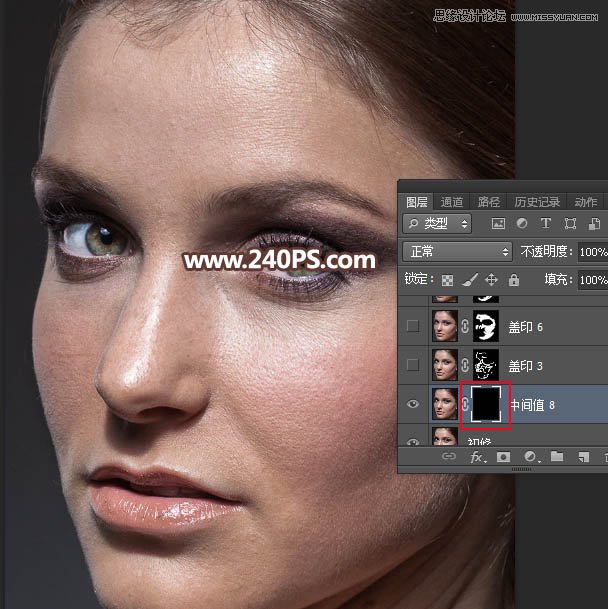 Photoshop保留质感给女性人物肖像后期磨皮,PS教程,PS家园网