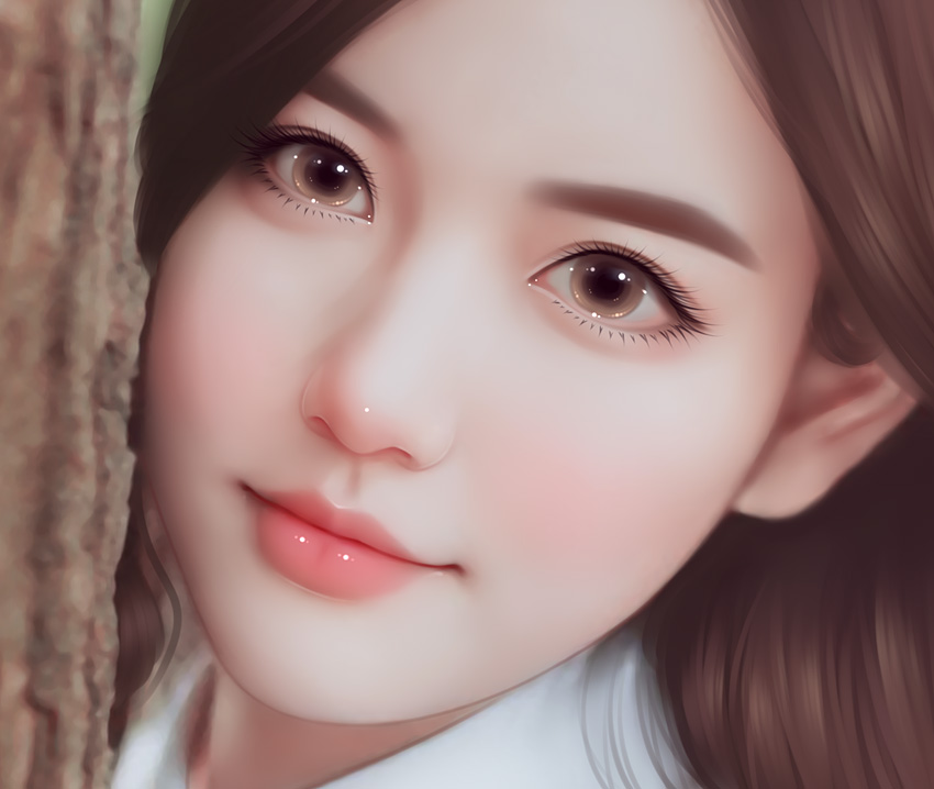Photoshop绘制人像转手绘中的漂亮的眼睛,PS教程,PS家园网