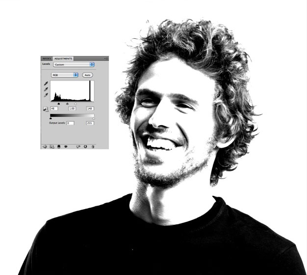 Photoshop制作创意的黑白半调网纹人像效果,PS教程,PS家园网