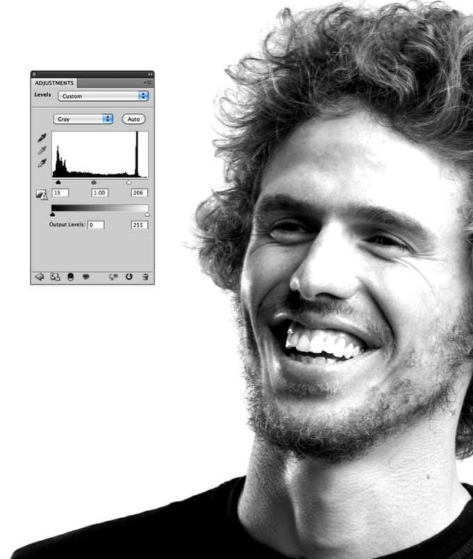 Photoshop制作创意的黑白半调网纹人像效果,PS教程,PS家园网