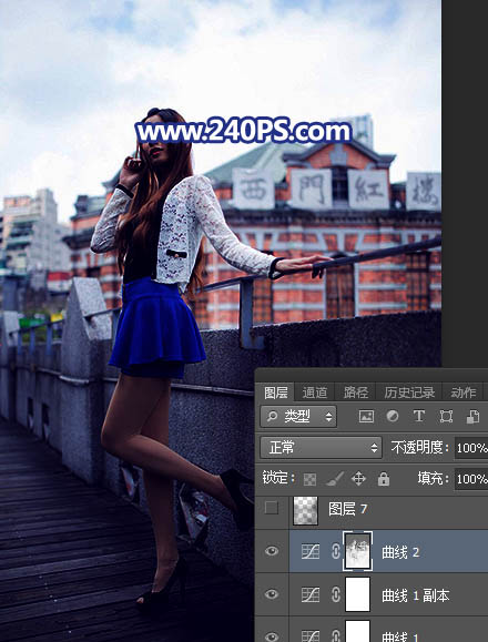 Photoshop给外景人像照片添加傍晚霞光效果,PS教程,PS家园网