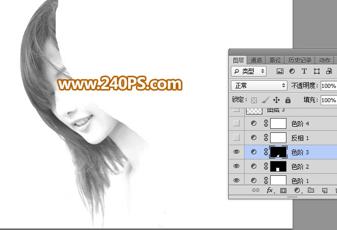 Photoshop巧用通道抠出多发丝的美女头像,PS教程,PS家园网