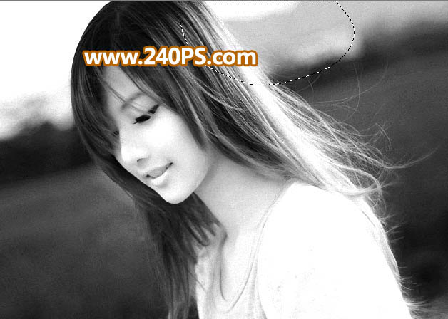Photoshop巧用通道抠出多发丝的美女头像,PS教程,PS家园网