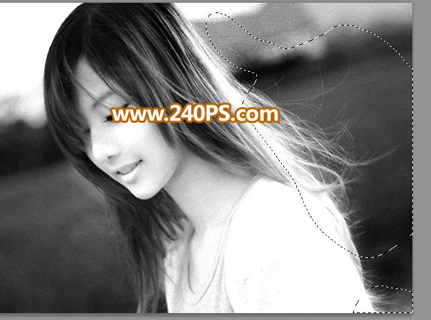 Photoshop巧用通道抠出多发丝的美女头像,PS教程,PS家园网