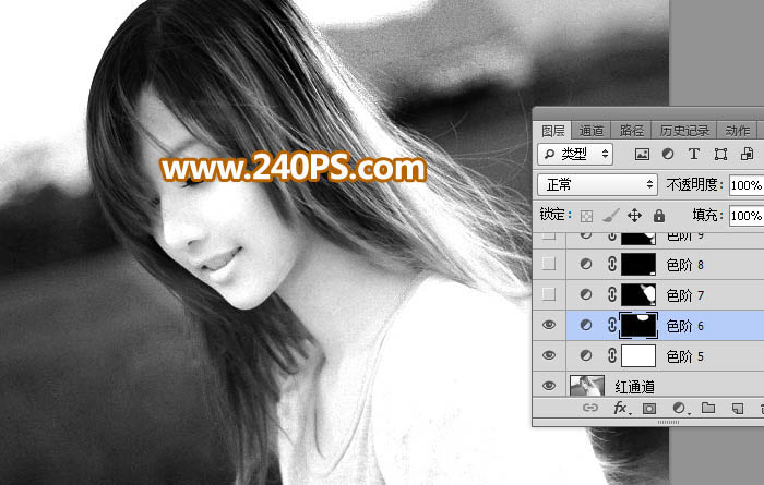 Photoshop巧用通道抠出多发丝的美女头像,PS教程,PS家园网