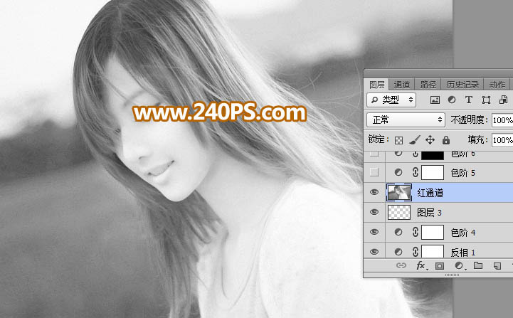Photoshop巧用通道抠出多发丝的美女头像,PS教程,PS家园网