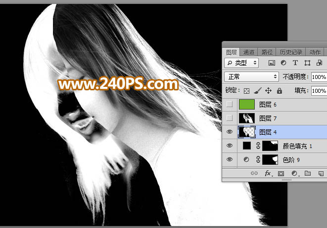 Photoshop巧用通道抠出多发丝的美女头像,PS教程,PS家园网