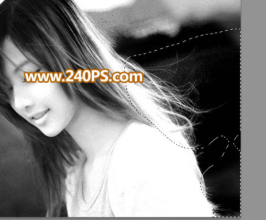 Photoshop巧用通道抠出多发丝的美女头像,PS教程,PS家园网