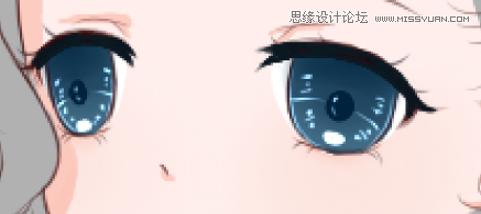 Photoshop绘制可爱风格的美女Q版头像,PS教程,PS家园网