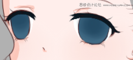 Photoshop绘制可爱风格的美女Q版头像,PS教程,PS家园网