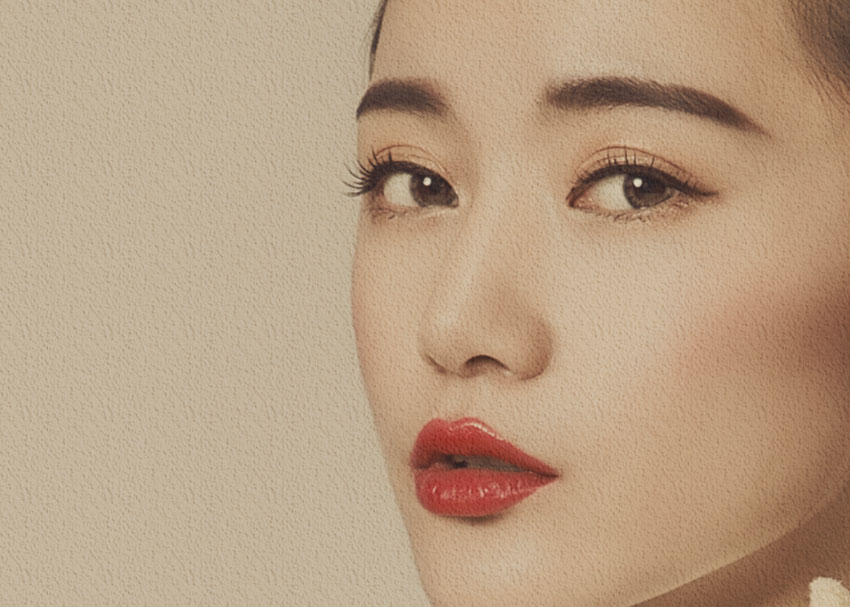 Photoshop制作美女照片古典工笔画艺术效果,PS教程,PS家园网