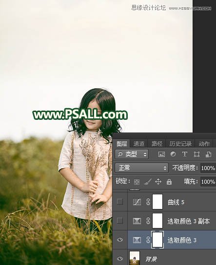 Photoshop给外景儿童照片添加唯美的夕阳美景,PS教程,PS家园网