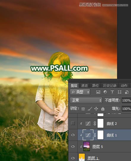 Photoshop给外景儿童照片添加唯美的夕阳美景,PS教程,PS家园网
