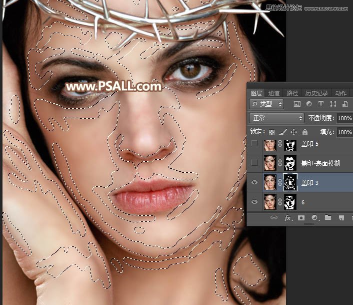 Photoshop保留质感给人物肖像精细磨皮,PS教程,PS家园网
