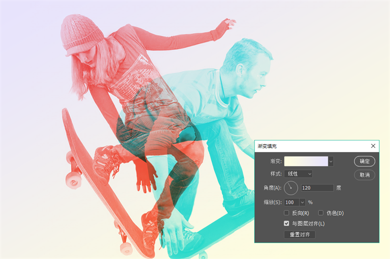 Photoshop制作肖像复古风格的双重影像效果,PS教程,PS家园网