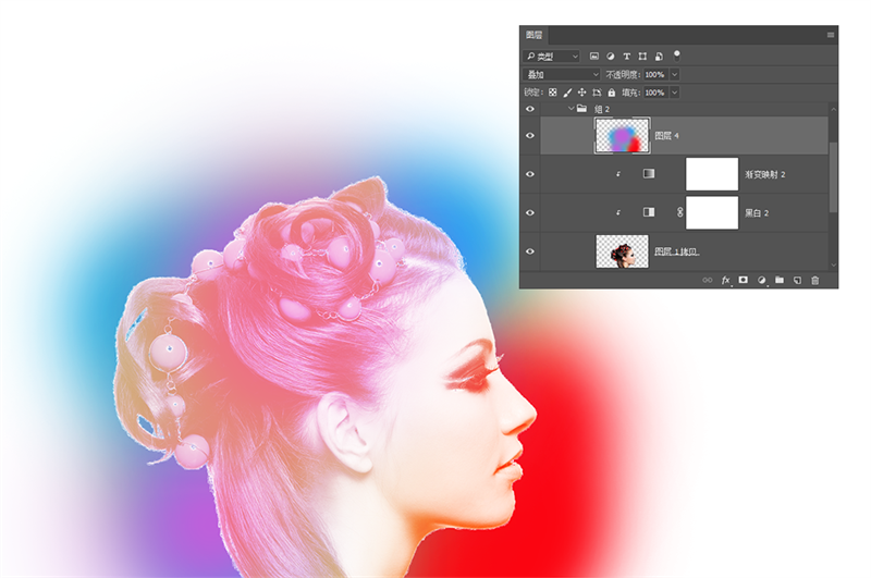 Photoshop制作肖像复古风格的双重影像效果,PS教程,PS家园网