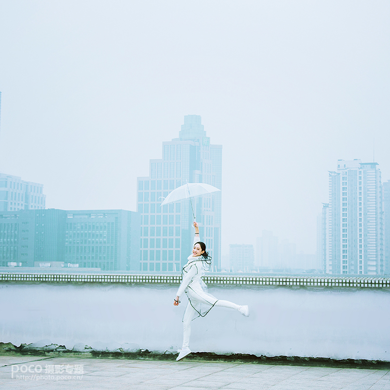 Photoshop调出雨天人像照片甜美清新效果,PS教程,PS家园网