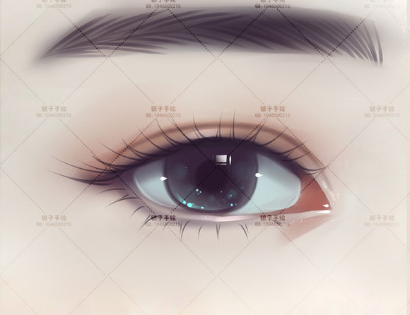 Photoshop详细解析转手绘中眼睛的绘制方法,PS教程,PS家园网