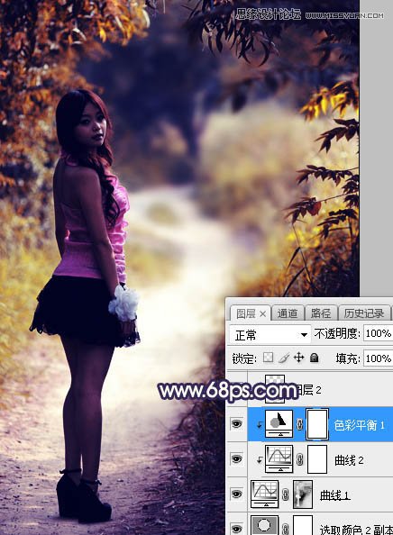 Photoshop给人像照片添加暖色高光装饰效果,PS教程,PS家园网