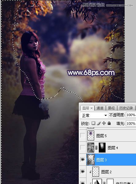 Photoshop给人像照片添加暖色高光装饰效果,PS教程,PS家园网