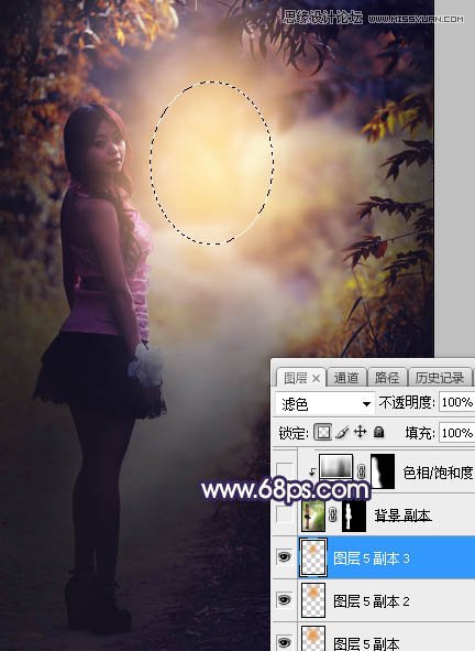 Photoshop给人像照片添加暖色高光装饰效果,PS教程,PS家园网