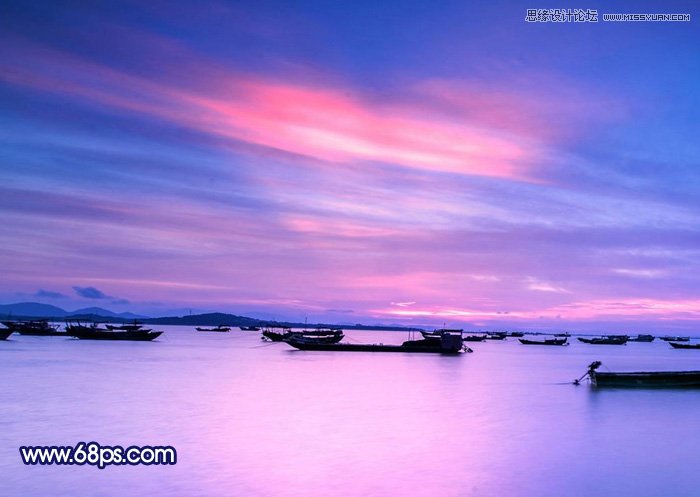 Photoshop给普通的外景照片添加唯美场景,PS教程,PS家园网
