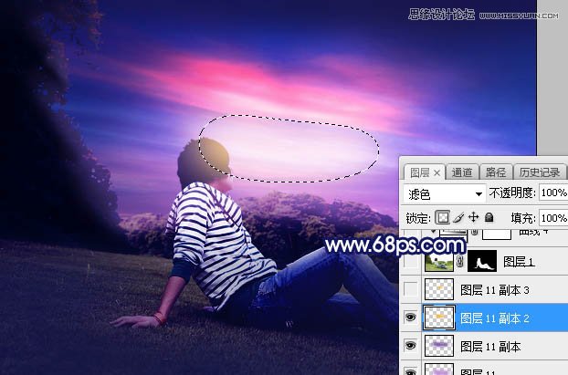 Photoshop给普通的外景照片添加唯美场景,PS教程,PS家园网