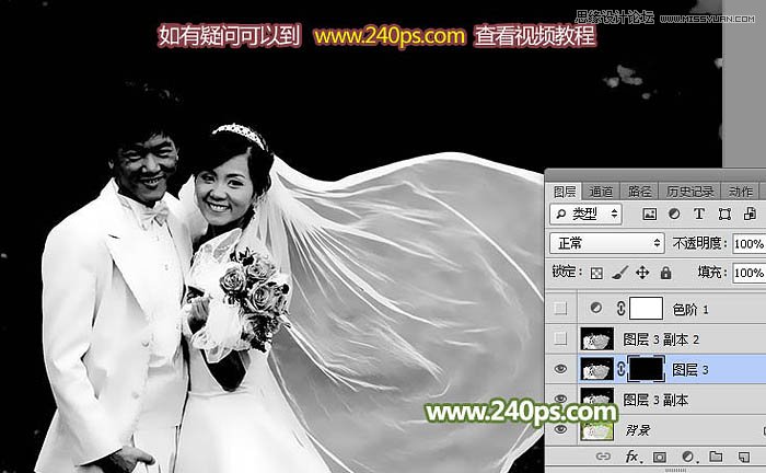 Photoshop详细解析透明婚纱的抠图方法,PS教程,PS家园网